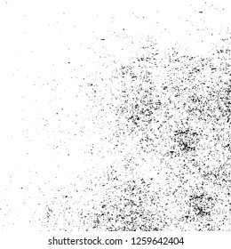 Vector grunge overlay texture. Black and white background