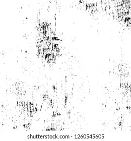 Vector grunge overlay texture. Black and white background