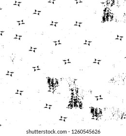 Vector grunge overlay texture. Black and white background