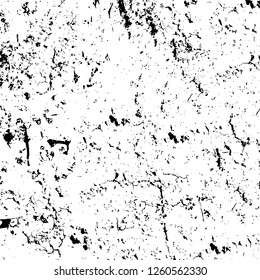 Vector grunge overlay texture. Black and white background