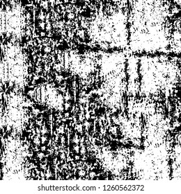 Vector grunge overlay texture. Black and white background