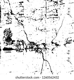 Vector grunge overlay texture. Black and white background