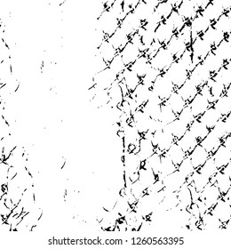 Vector grunge overlay texture. Black and white background