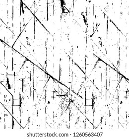 Vector grunge overlay texture. Black and white background
