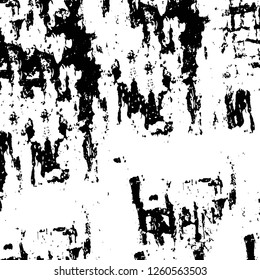 Vector grunge overlay texture. Black and white background