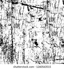 Vector grunge overlay texture. Black and white background