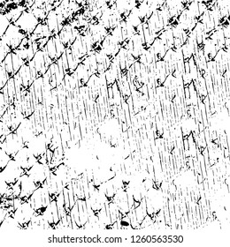 Vector grunge overlay texture. Black and white background