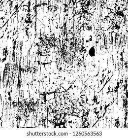 Vector grunge overlay texture. Black and white background