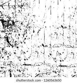 Vector grunge overlay texture. Black and white background