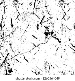 Vector grunge overlay texture. Black and white background