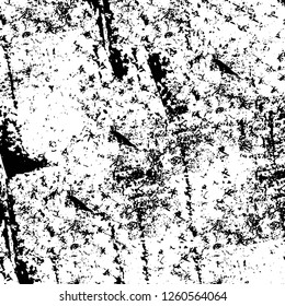 Vector grunge overlay texture. Black and white background