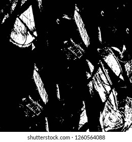 Vector grunge overlay texture. Black and white background