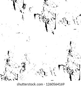 Vector grunge overlay texture. Black and white background