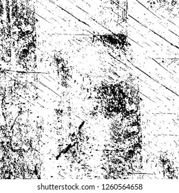 Vector grunge overlay texture. Black and white background