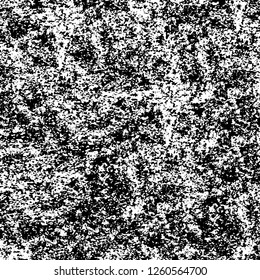 Vector grunge overlay texture. Black and white background