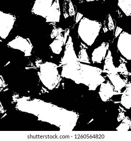 Vector grunge overlay texture. Black and white background