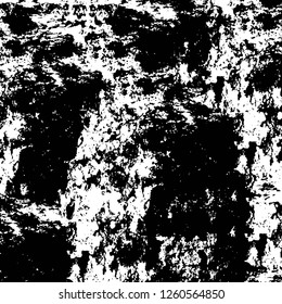 Vector grunge overlay texture. Black and white background