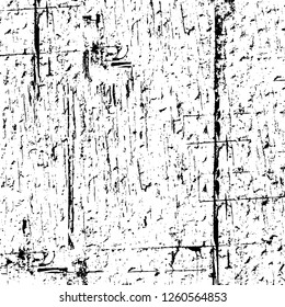 Vector grunge overlay texture. Black and white background
