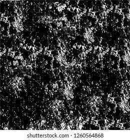 Vector grunge overlay texture. Black and white background