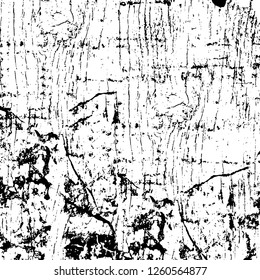 Vector grunge overlay texture. Black and white background