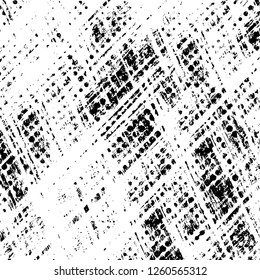 Vector grunge overlay texture. Black and white background