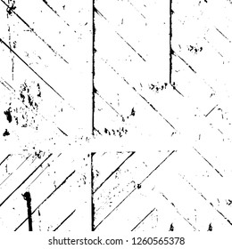 Vector grunge overlay texture. Black and white background