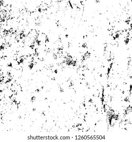 Vector grunge overlay texture. Black and white background