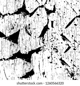 Vector grunge overlay texture. Black and white background