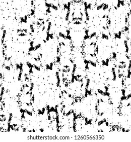 Vector grunge overlay texture. Black and white background