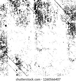 Vector grunge overlay texture. Black and white background