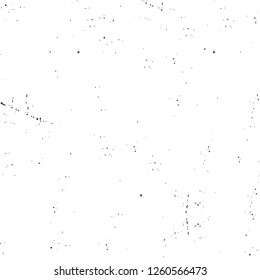 Vector grunge overlay texture. Black and white background