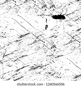 Vector grunge overlay texture. Black and white background