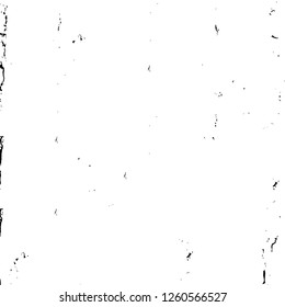 Vector grunge overlay texture. Black and white background