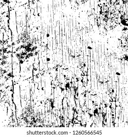 Vector grunge overlay texture. Black and white background