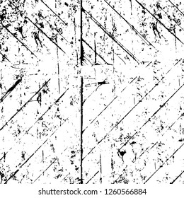Vector grunge overlay texture. Black and white background