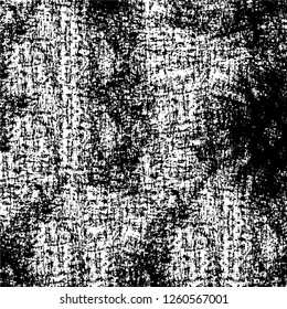 Vector grunge overlay texture. Black and white background