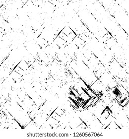 Vector grunge overlay texture. Black and white background