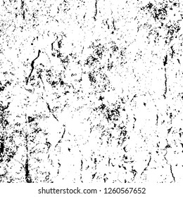 Vector grunge overlay texture. Black and white background