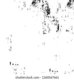 Vector grunge overlay texture. Black and white background