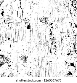 Vector grunge overlay texture. Black and white background