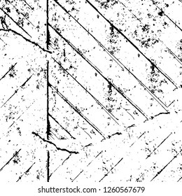 Vector grunge overlay texture. Black and white background
