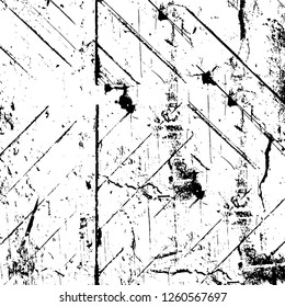 Vector grunge overlay texture. Black and white background