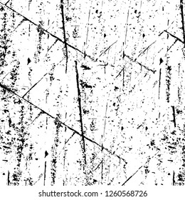 Vector grunge overlay texture. Black and white background