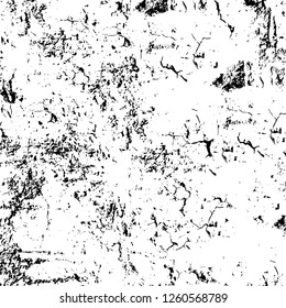 Vector grunge overlay texture. Black and white background