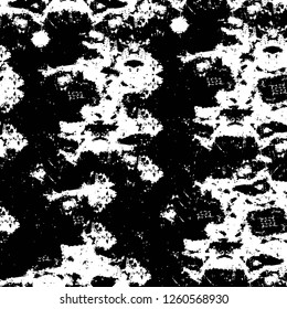 Vector grunge overlay texture. Black and white background