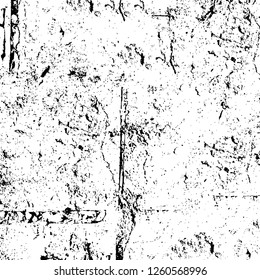 Vector grunge overlay texture. Black and white background