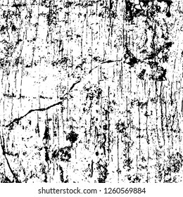 Vector grunge overlay texture. Black and white background