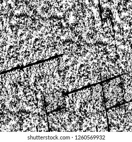 Vector grunge overlay texture. Black and white background