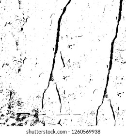 Vector grunge overlay texture. Black and white background