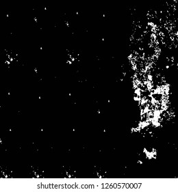 Vector grunge overlay texture. Black and white background